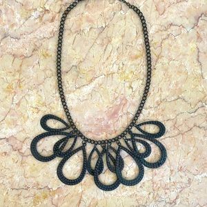 Oak nyc antiqued bronze paisley necklace